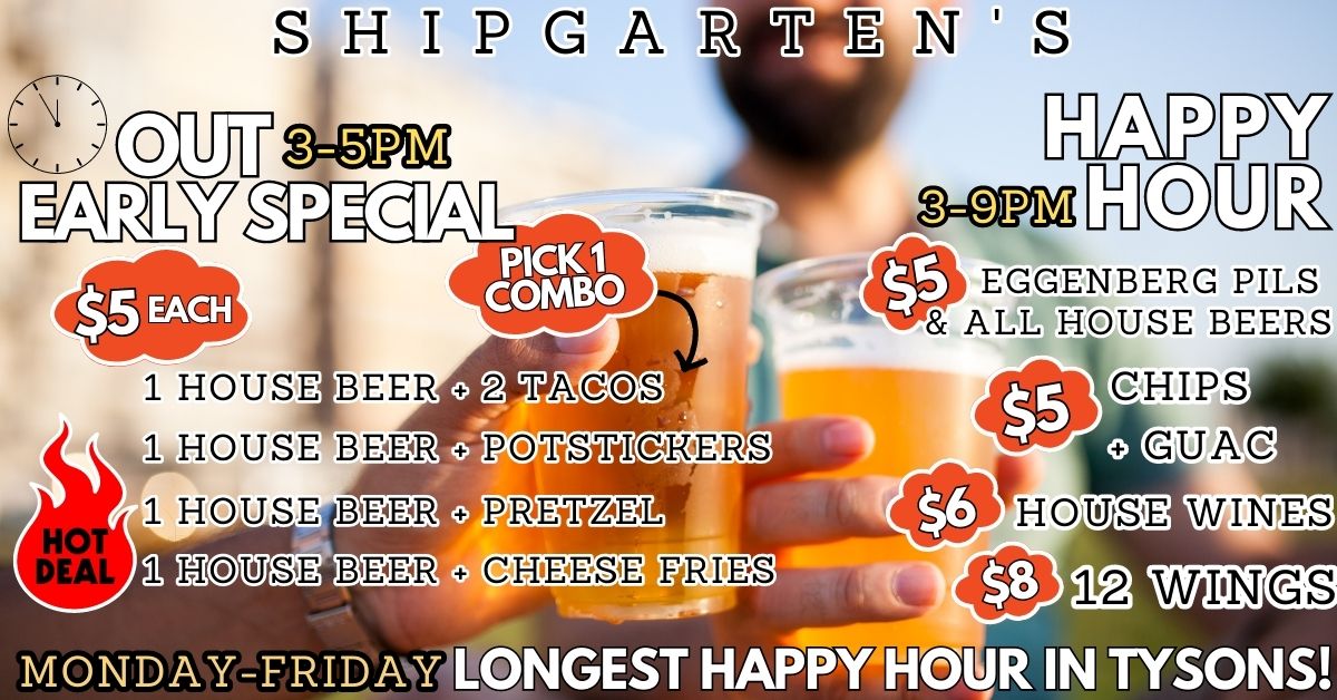 ShipGarten McLean VA Restaurant McLean Restaurant Tysons Corner