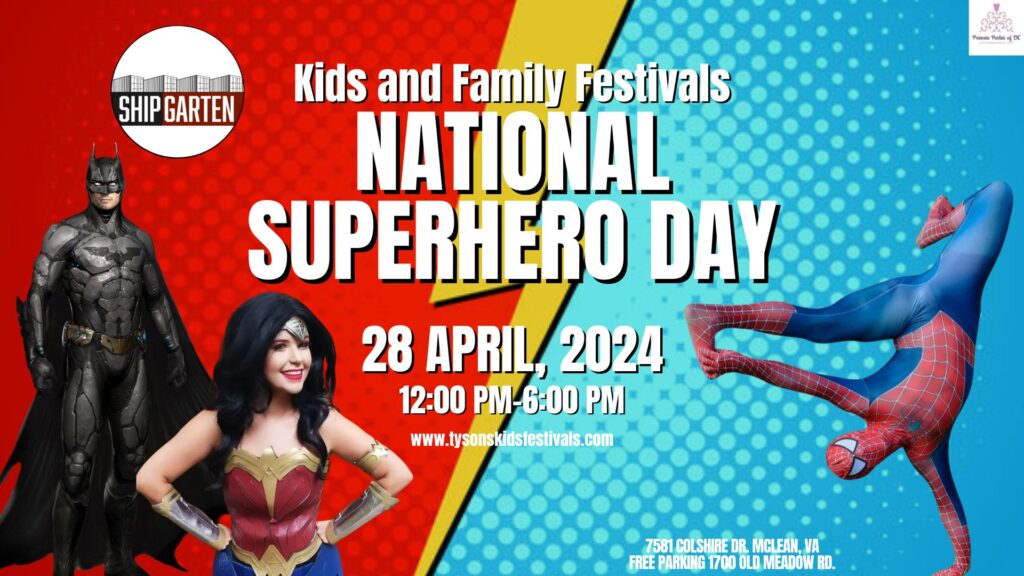 National super hero day April 2024
