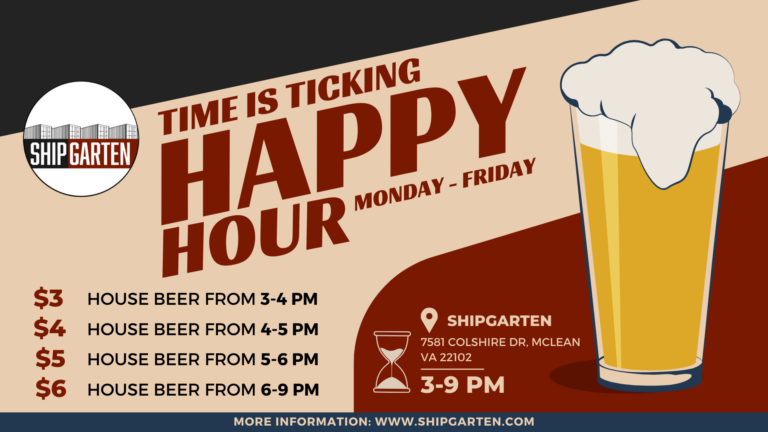 1.happy hour