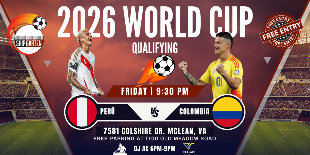 Peru vs. Colombia: World Cup Qualifying Watch Party