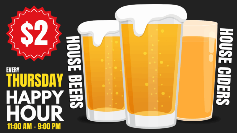Happy Hour every Thursday at Tysons (1)