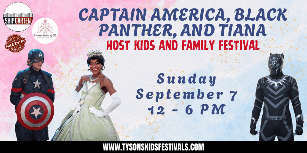 Captain America, Black Panther, and Tiana Host Kids and Family Festival