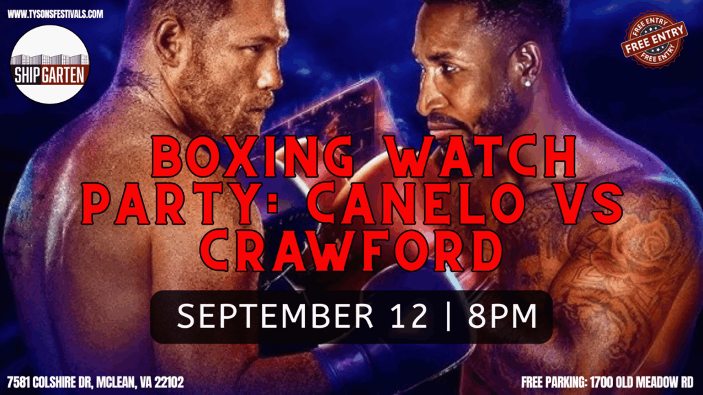 Boxing Watch Party: Canelo VS Crawford