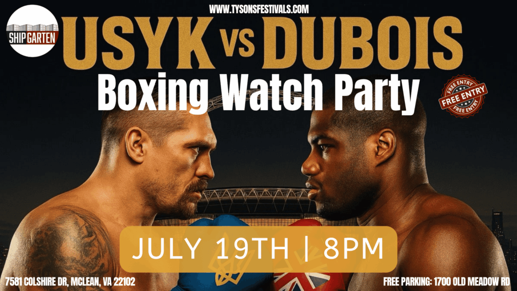 Boxing Watch Party: Usyk VS Dubois