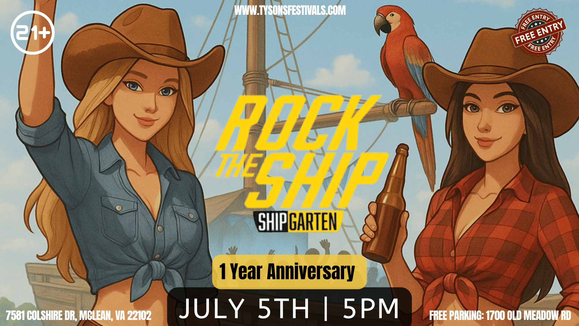 Rock The Ship DAY PARTY: 1 YEAR ANNIVERSARY