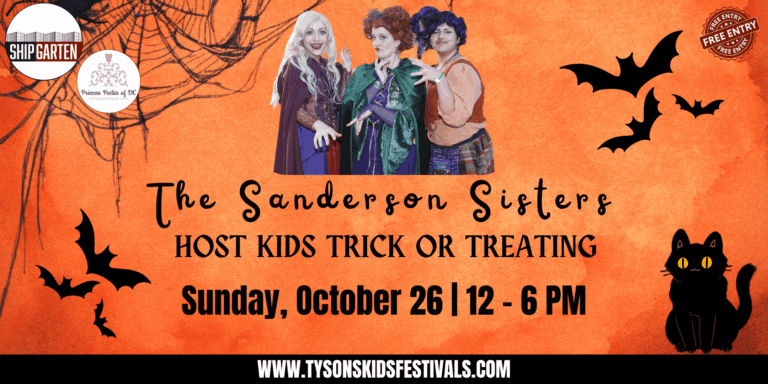 The Sanderson Sisters Host Kids Trick or Treating