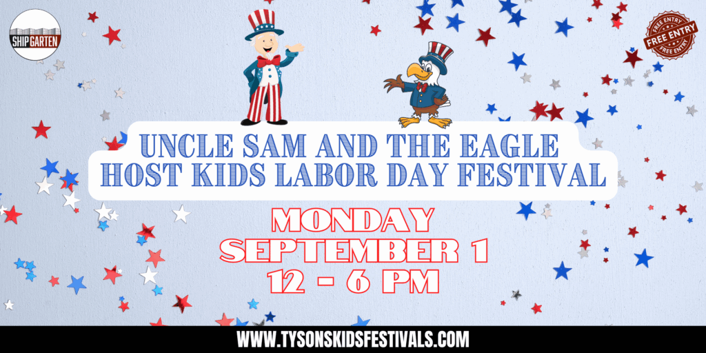 Uncle Sam and Eagle host Labor Day Kid’s Festival