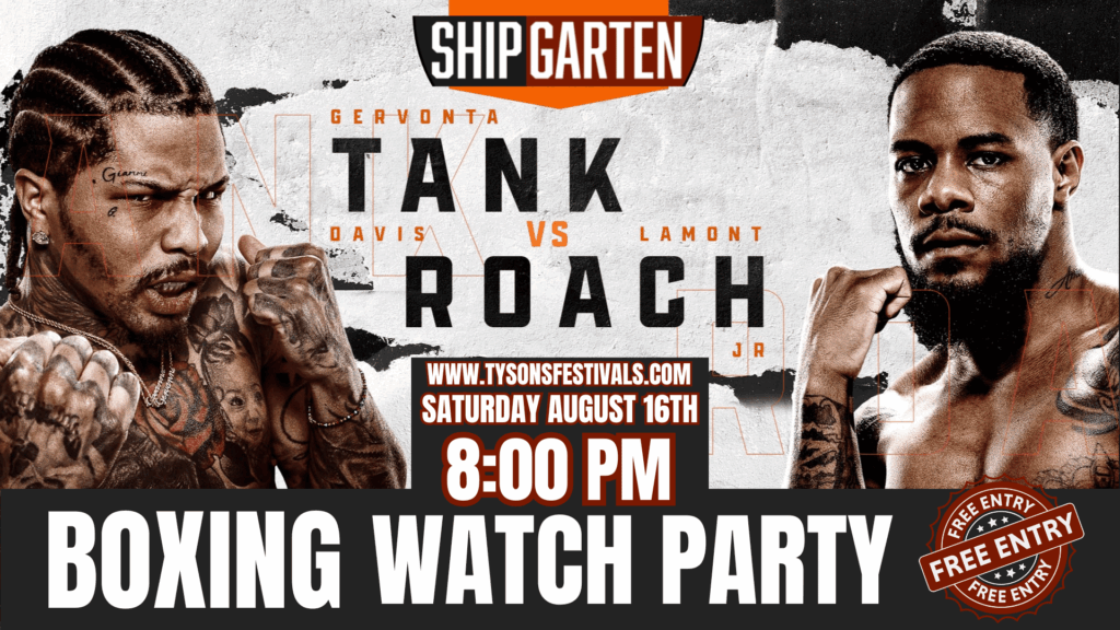 Boxing Watch Party: Davis vs Roach 2