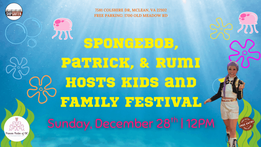 Spongebob, Patrick, & Rumi Hosts Kids and Family Festival