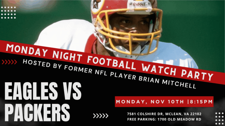 Eagles vs Packers Hosted by Brian Mitchell | nov 10 | 2025