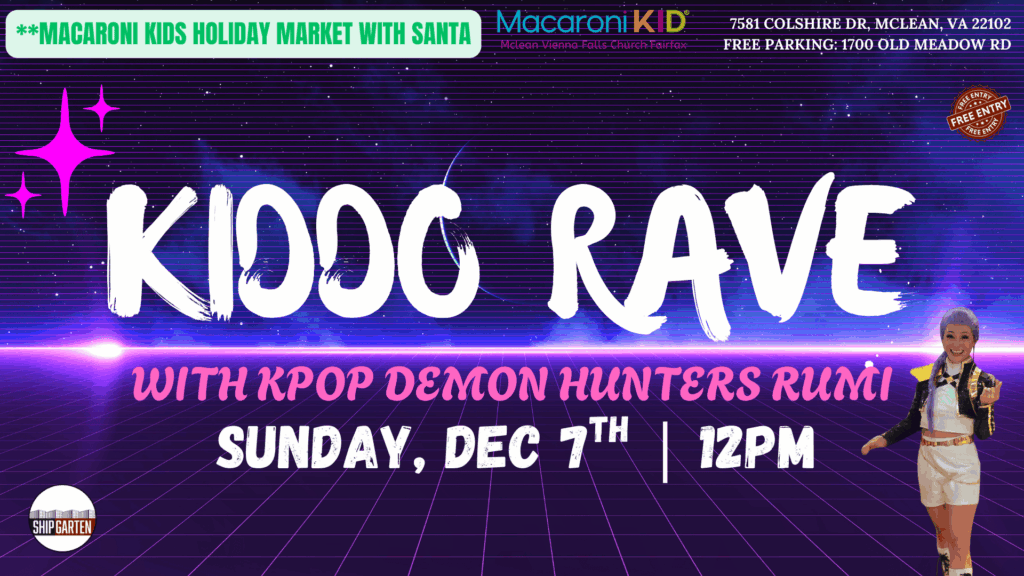 Kiddo Rave with KPop Demon Hunters Rumi