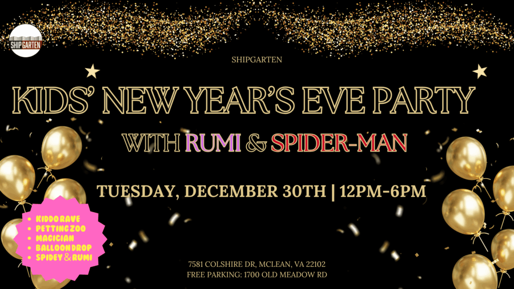 Kids New Year’s Eve Party with Rumi & Spider-Man