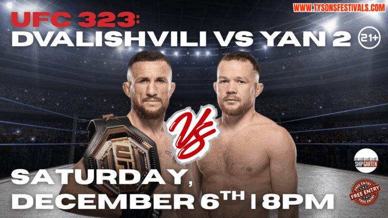 UFC 323: Dvalishvili vs Yan 2 | dec 6 | 2025