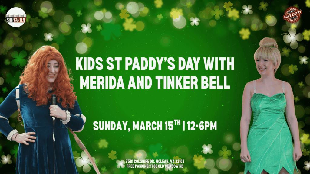 Kids St. Paddy’s Day with Merida and Tinker Bell