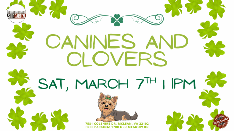 Canines and Clover | Mar 7 | 2026