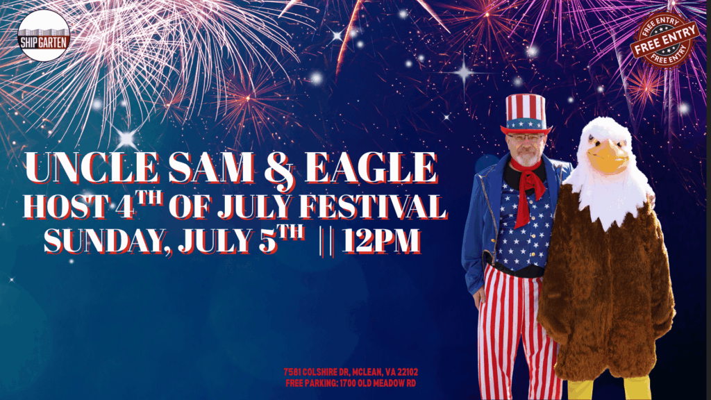 4th of July with Uncle Sam & Eagle