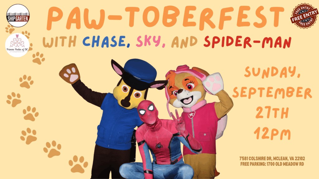 Paw-toberfest with Spider-man, Chase, & Sky