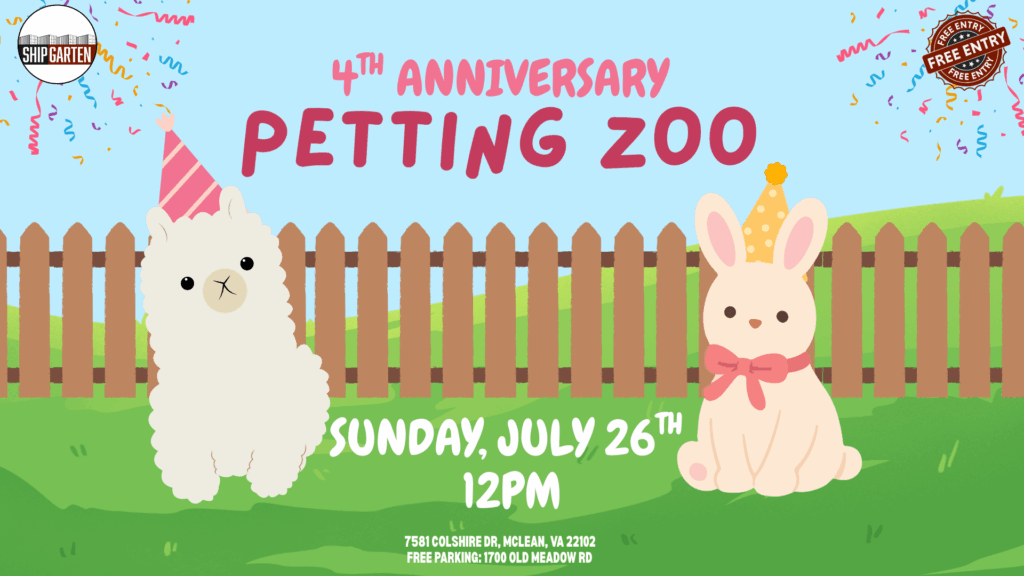4th Anniversary Petting Zoo