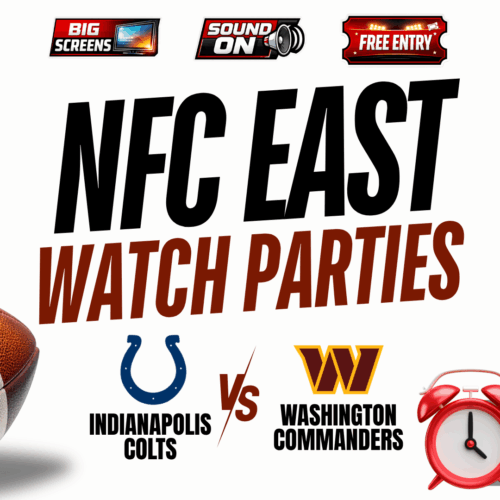 Indianapolis Colts vs Washington Commanders London game watch party at Shipgarten in McLean Virginia