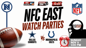 Dallas Cowboys vs Indianapolis Colts watch party at Shipgarten in McLean Virginia