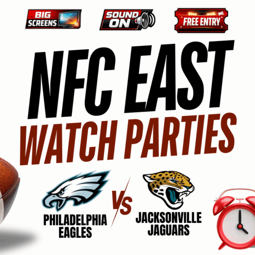 Philadelphia Eagles vs Jacksonville Jaguars watch party at Shipgarten in McLean Virginia