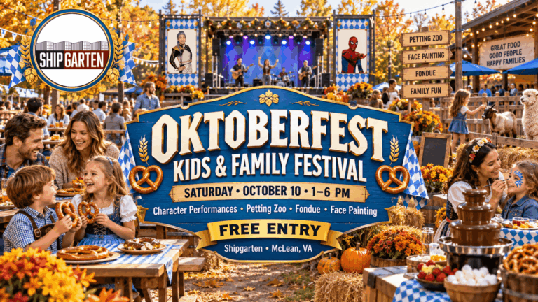 Oktoberfest Kids and Family Festival at Shipgarten in McLean Virginia