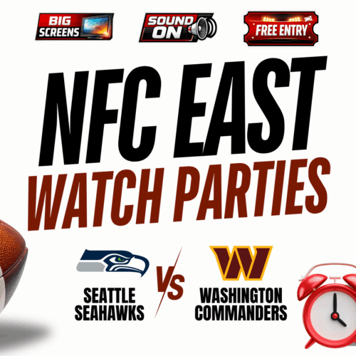 Seattle Seahawks vs Washington Commanders NFL watch party at Shipgarten in McLean, Virginia