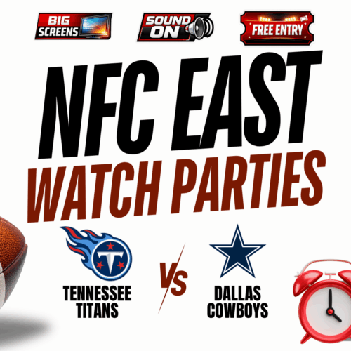 Tennessee Titans vs Dallas Cowboys NFL watch party at Shipgarten in McLean, Virginia
